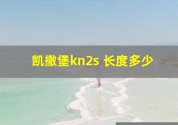 凯撒堡kn2s 长度多少